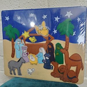 Nativity Scene Baby Jesus Flannel Felt Board Manger Wise Men Sunday School Gifts